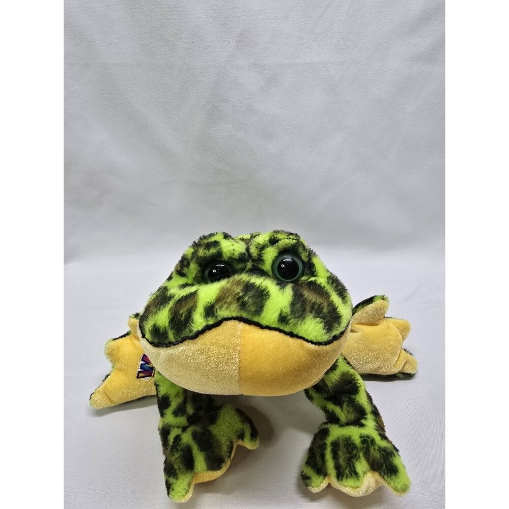 Ganz Webkinz Bullfrog HM114 No code- Stuffed Animal Toy- Retired- READ INFO